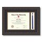 ArtToFrames 8.5x11 inch Diploma Frame with Tassel Opening - Framed with Black and Gold Mats, Comes with Regular Glass and Sawtooth Hanger for Wall Hanging (DT-8.5x11)